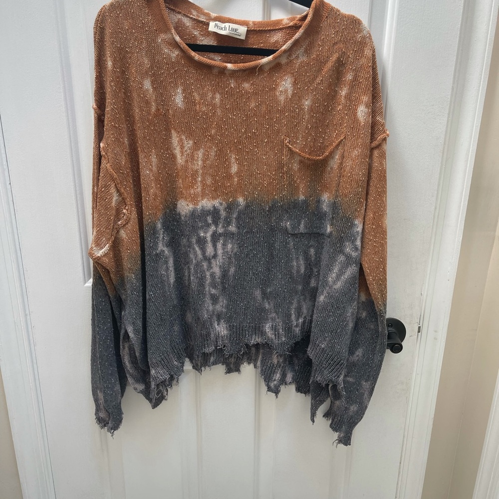 Peach Love sweater